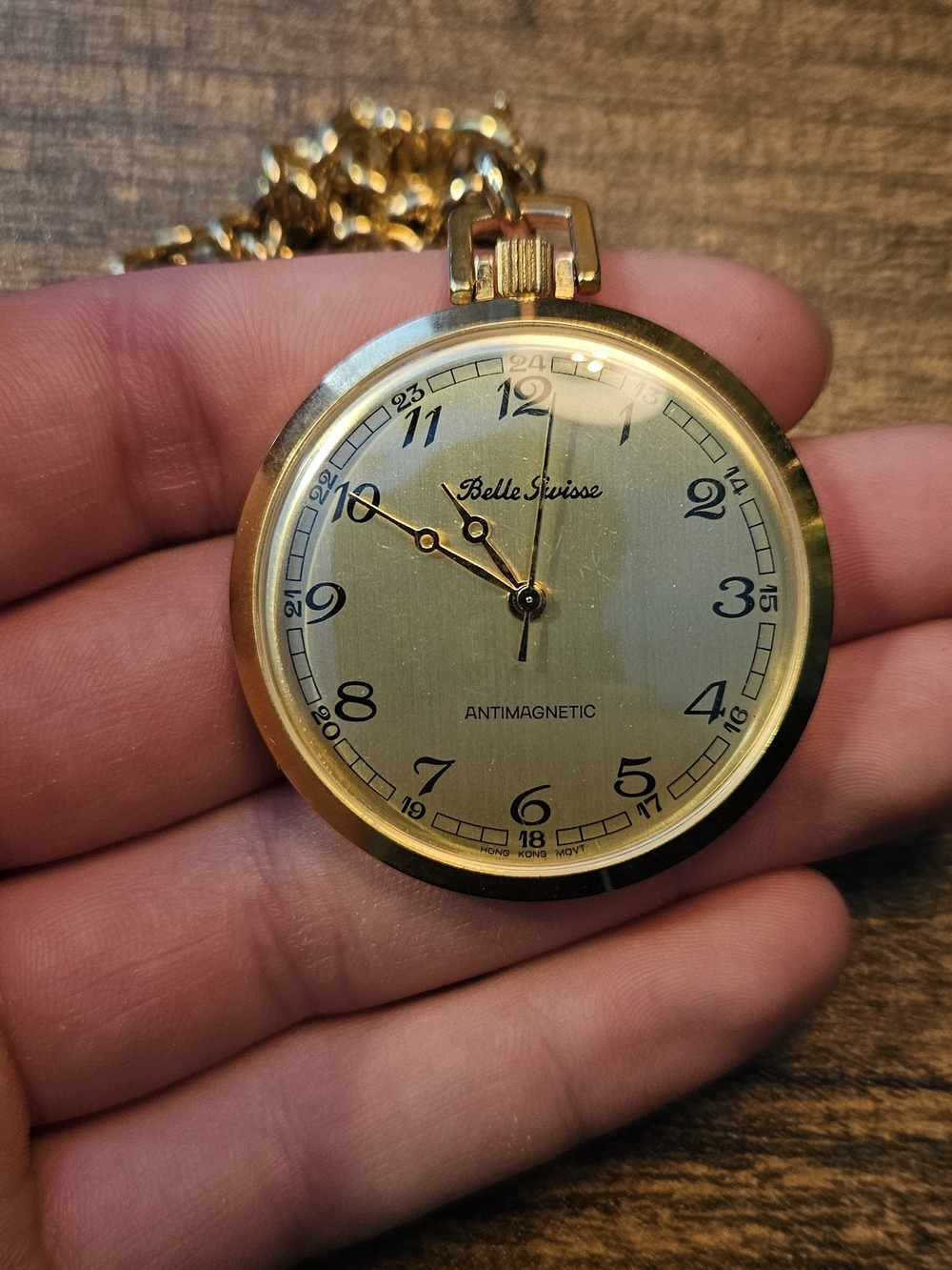 Gold Pocket Watch - Antimagnetic